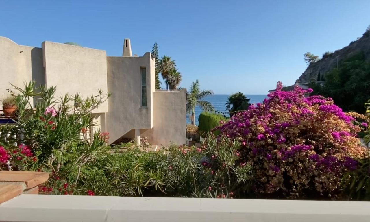 Villa Espectacular Casa En La Playa Con Piscina Privada Almuñécar Esterno foto